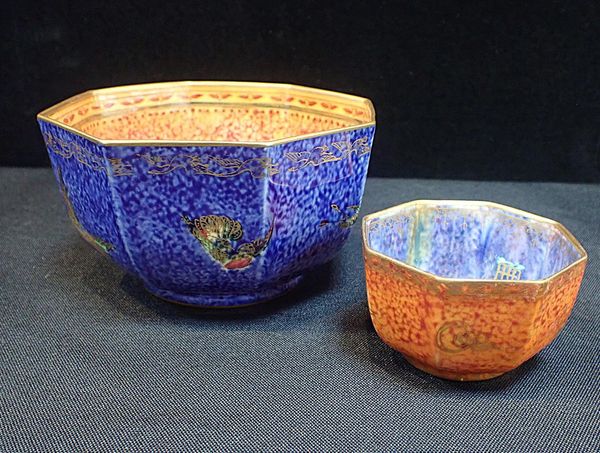 TWO WEDGWOOD LUSTRE BOWLS
