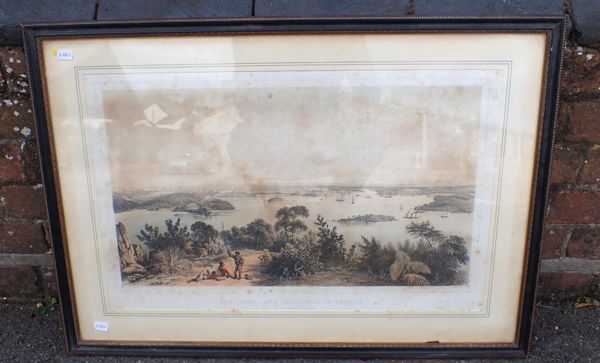 'THE CITY AND HARBOUR OF SYDNEY, FROM NEAR VAUCLUSE' (AUSTRALIA)
