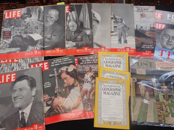 'LIFE' MAGAZINE; 1940s/50s ISSUES