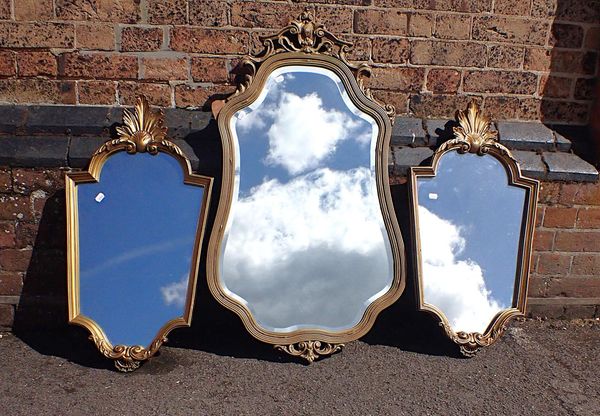 THREE 18th CENTURY STYLE MIRRORS