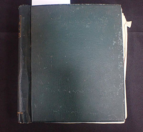 AN OLD SIMPLEX STAMP ALBUM