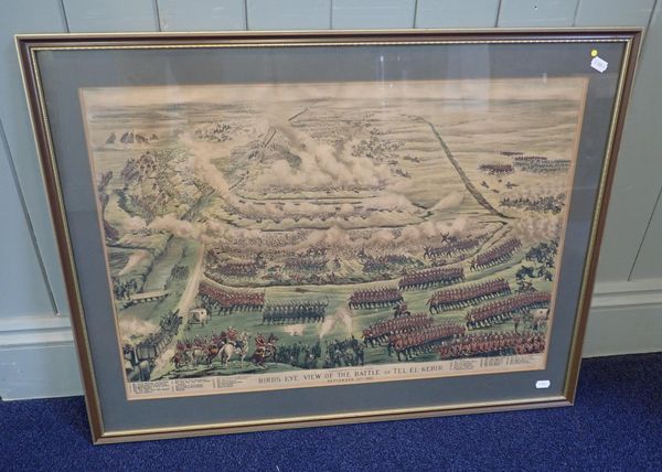 'BIRD'S EYE VIEW OF THE BATTLE OF TEL-EL-KEBIR'
