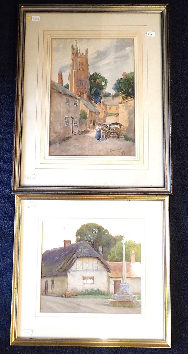 'BEAMINSTER 1913', WATERCOLOUR