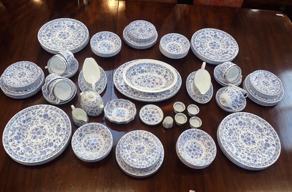 A LARGE QUANTITY OF MINTON 'SHALIMAR' DINNER WARE