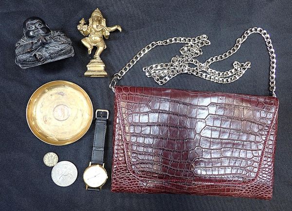 A 'DI CROCO' AUSTRALIAN CROCODILE HANDBAG