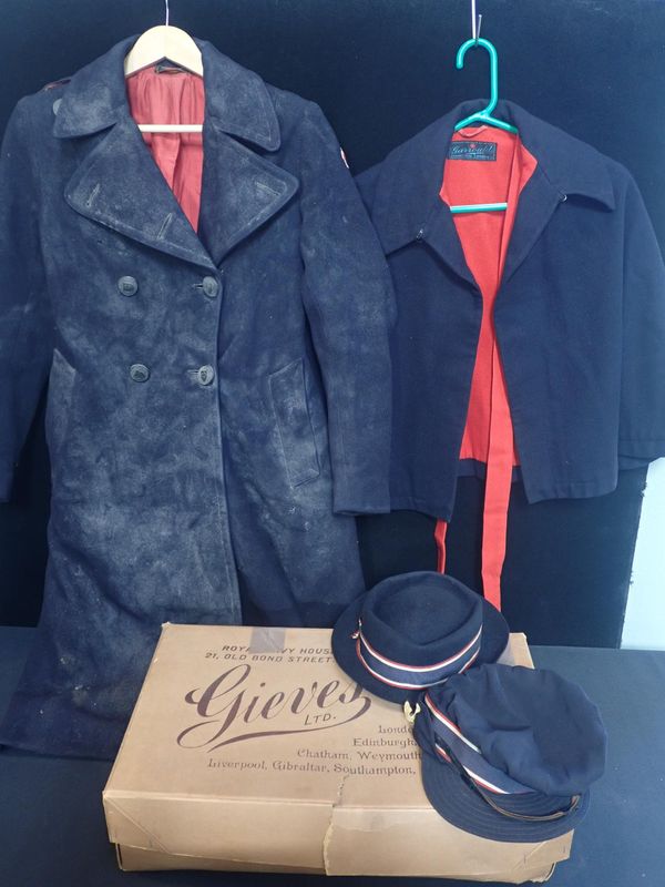 A BRITISH RED CROSS GREATCOAT
