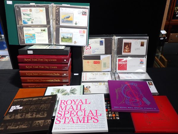 A LARGE COLLECTION OF FIRST DAY COVERS AND YEAR BOOKS