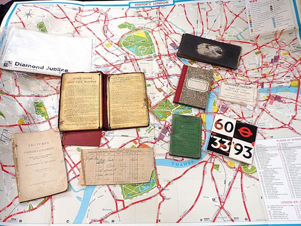A COLLECTION OF RAILWAY EPHEMERA;