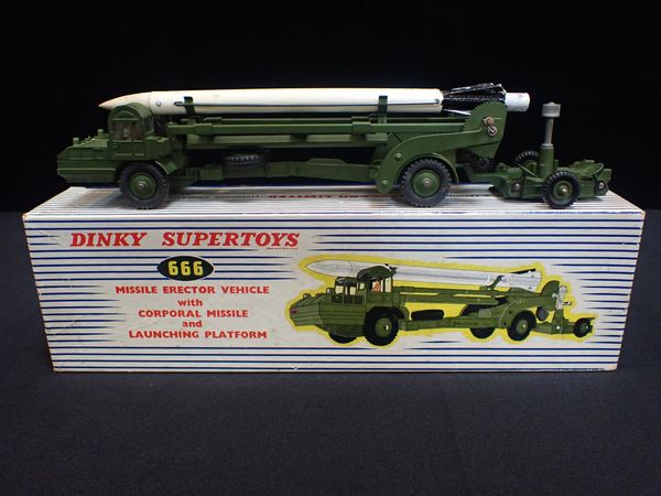 BOXED DINKY SUPERTOYS No.666 'MISSILE ERECTOR VEHICLE'