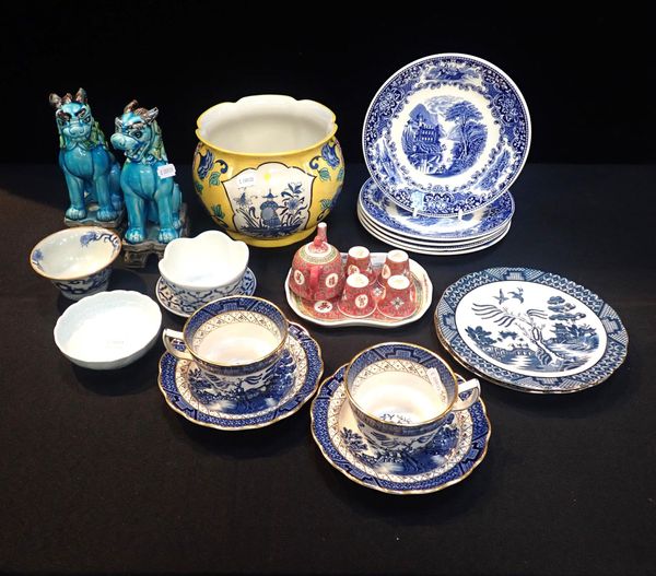 A DESVRES FRENCH POTTERY JARDINIERE