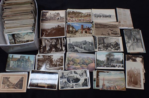 A QUANTITY OF POSTCARDS