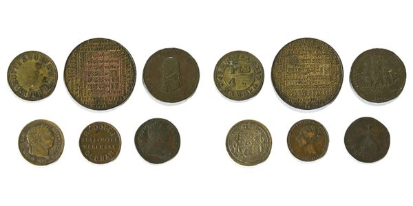 Mixed British copper and bronze (6)