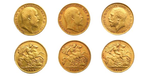 Half Sovereigns (3)