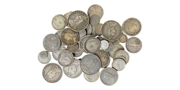 Group of Mixed milled coins