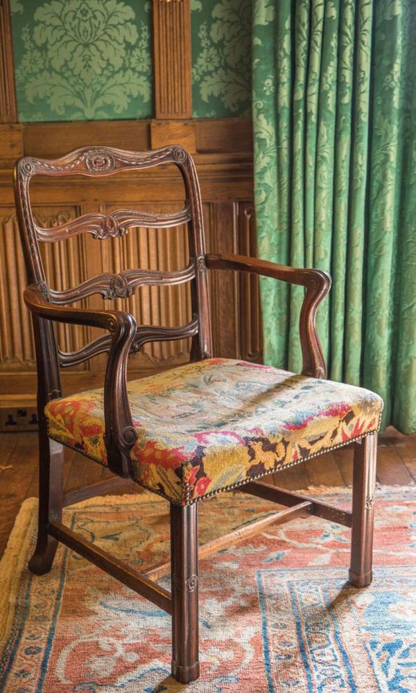 A Set of Eight George III Mahogany Dining Chairs