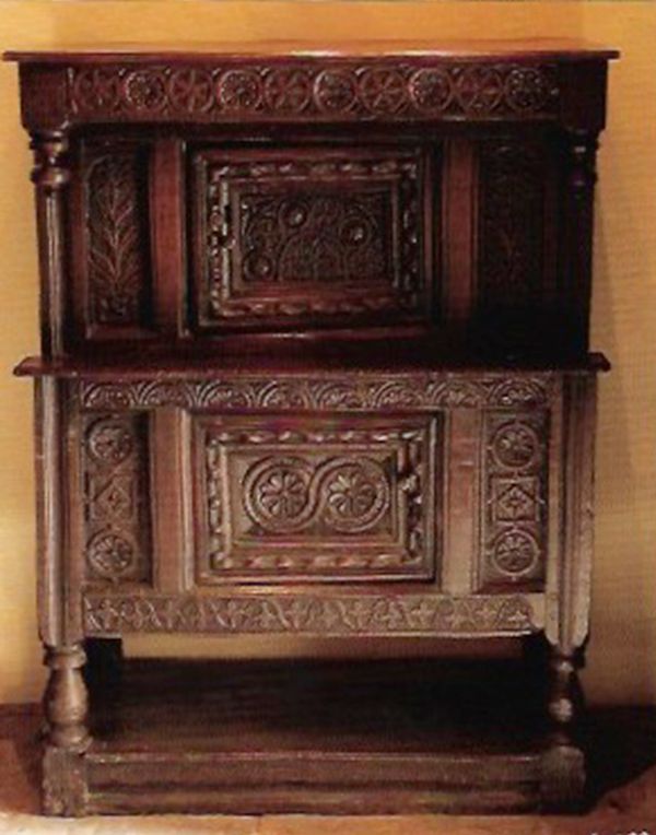 A Charles I Oak Cupboard