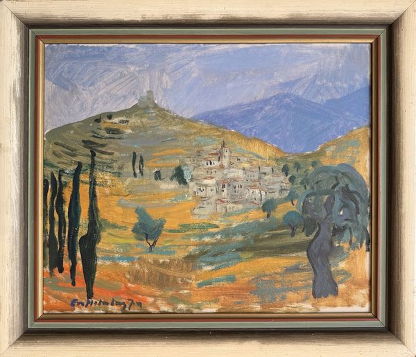 20th Century Swedish School ‘Mediterranean Town’
