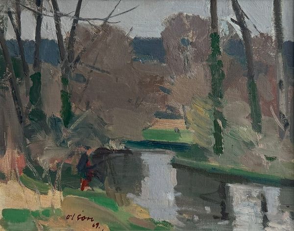 Nils Ove Olson (1903–1975) ‘A Bend in the River’ - Photo 2