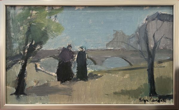 20th century Swedish school  ‘Clerical gossips’