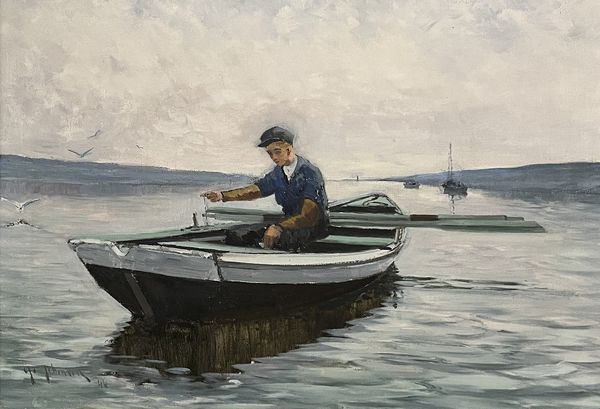 20th century Swedish school 'Afternoon on the Lake' - Photo 2