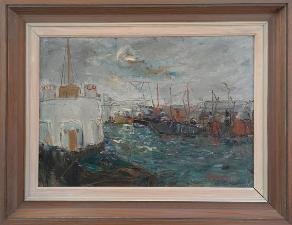 20th Century Swedish School 'Winter Harbour'