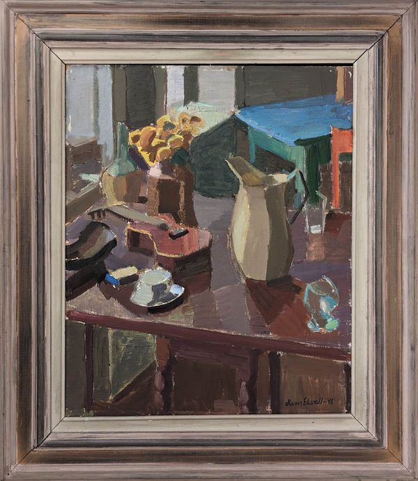 20th Century Swedish School 'Abstract Still Life with Jug'