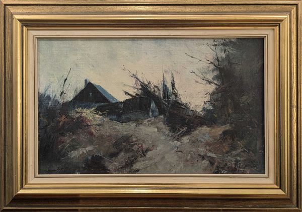 Arne Aspelin (1911-1990)  'House at the edge of the woods'