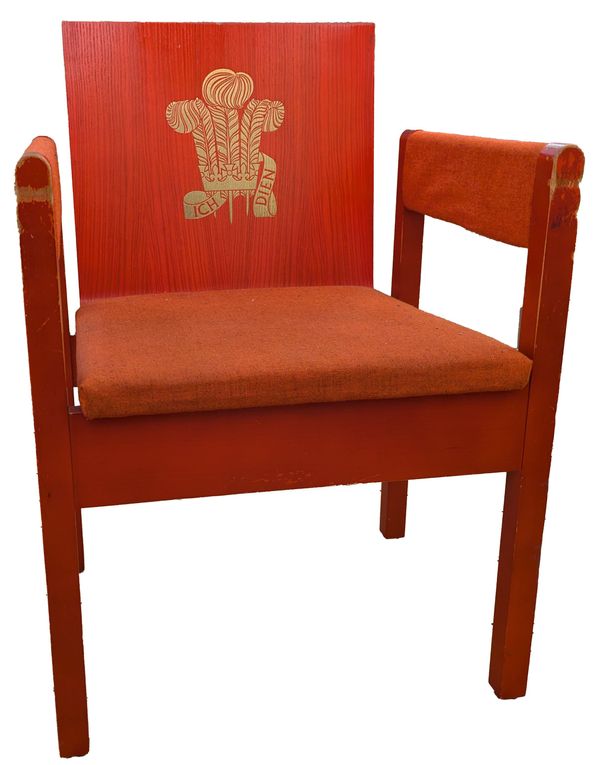 Investiture Chair designed by Lord Snowdon, 1969