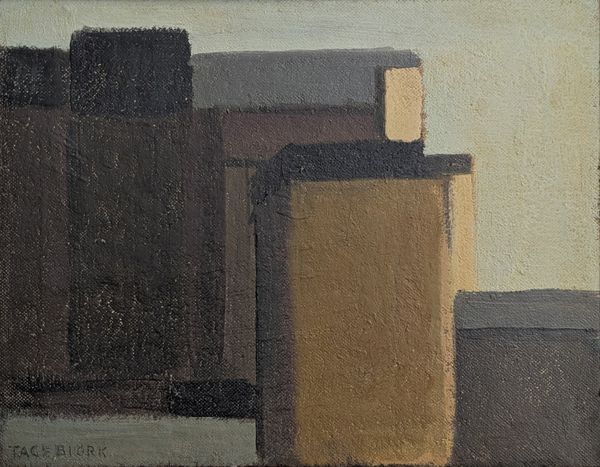 TAGE BJÖRK (1909-1980) 'Abstract Buildings' - Photo 2
