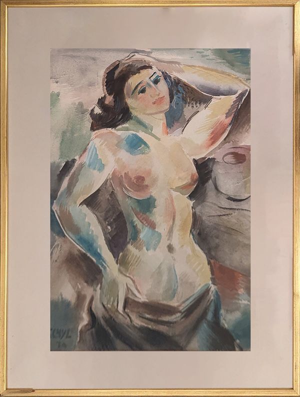 Jules Schyl (1893–1977) 'Model Posing'