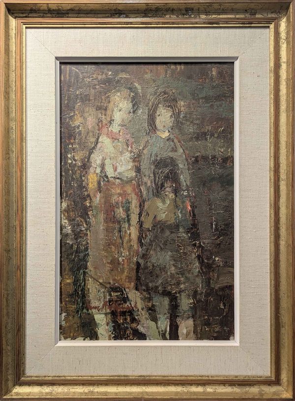 20th Century Swedish School 'Three Young Girls'