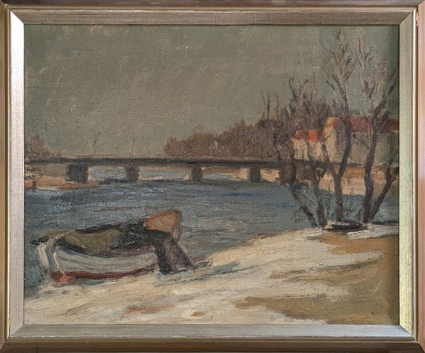 20th Century Swedish School ’Winter River’
