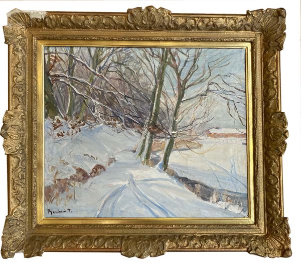 20th Century Swedish School 'A Serene Winter Morning'