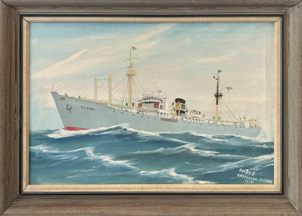 20th Century Swedish School ‘Ship on Sea’