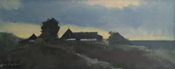 Arne Aspelin (1911-1990) 'Sunrise by the sea' - Photo 2