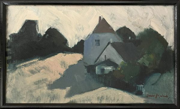 Arne Aspelin (1911-1990) ‘Village Houses in Sunlight’