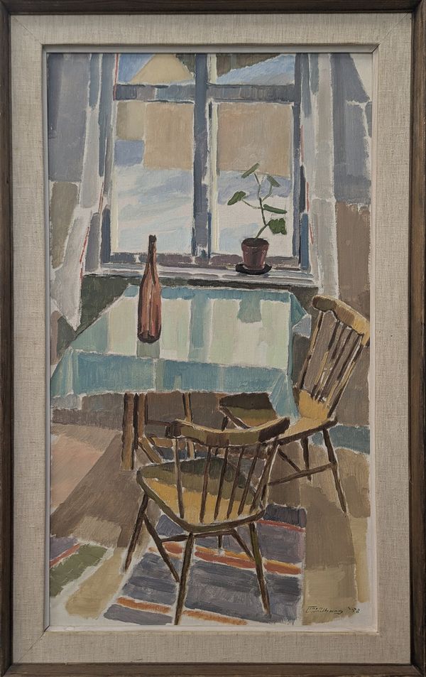 20th century Swedish school 'Modernist interior'