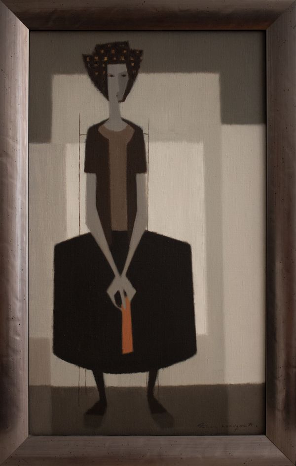 Fabian Lundqvist (1913-1989) 'Figure in an Interior'