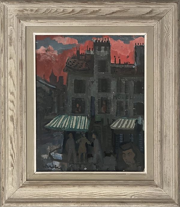 20th Century Swedish School 'Paris Awnings'