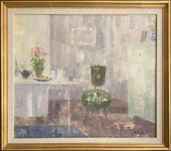 20th Century Swedish School ‘Interior set for Tea’