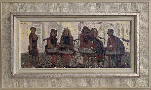 20th century Swedish School ‘Cafe Gossip‘