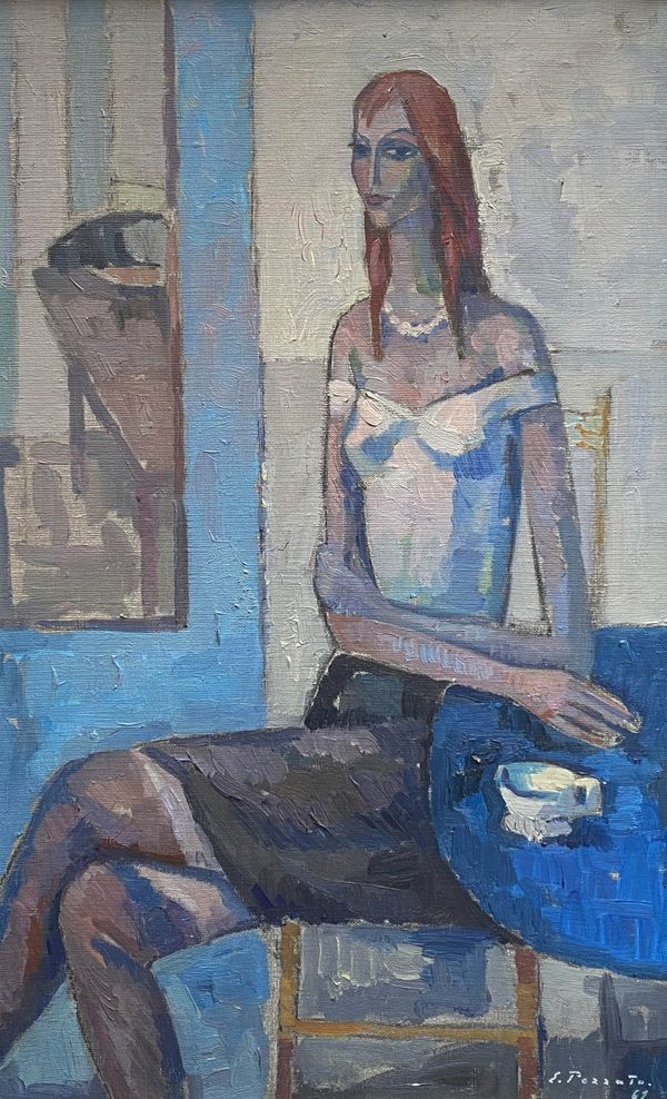 Epifanio Pozzato (Italian 1931-2007) 'Waiting' - Photo 2