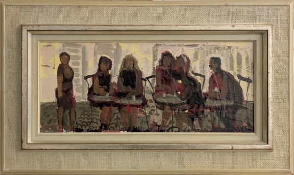 20th Century Swedish School 'Busy Café Tables'