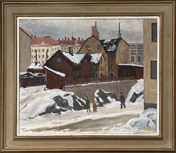 20th Century Swedish School ‘City Snow’