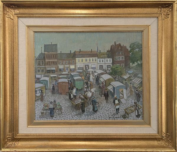 Ove Persson (1925-1999) 'Market Square'