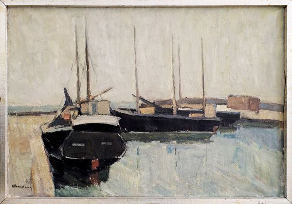 20th Century Swedish School 'Winter Harbour'
