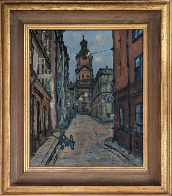 Edgar Wallin (1892-1963)  ‘Continental Street’
