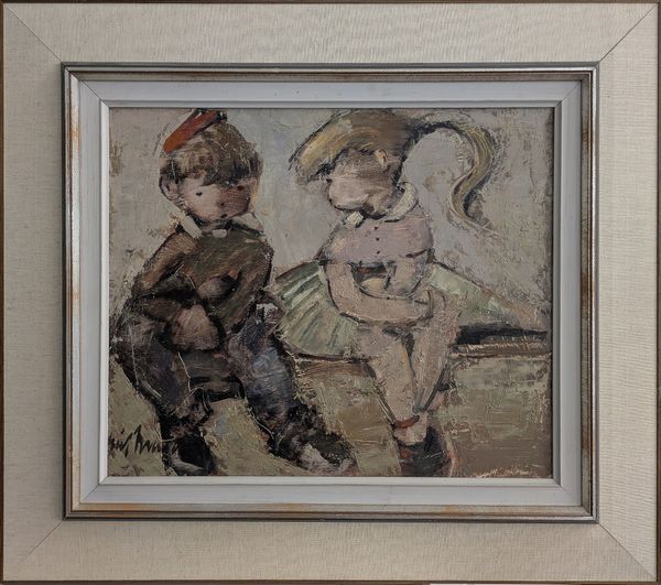 20th Century Swedish School 'A New Friend'