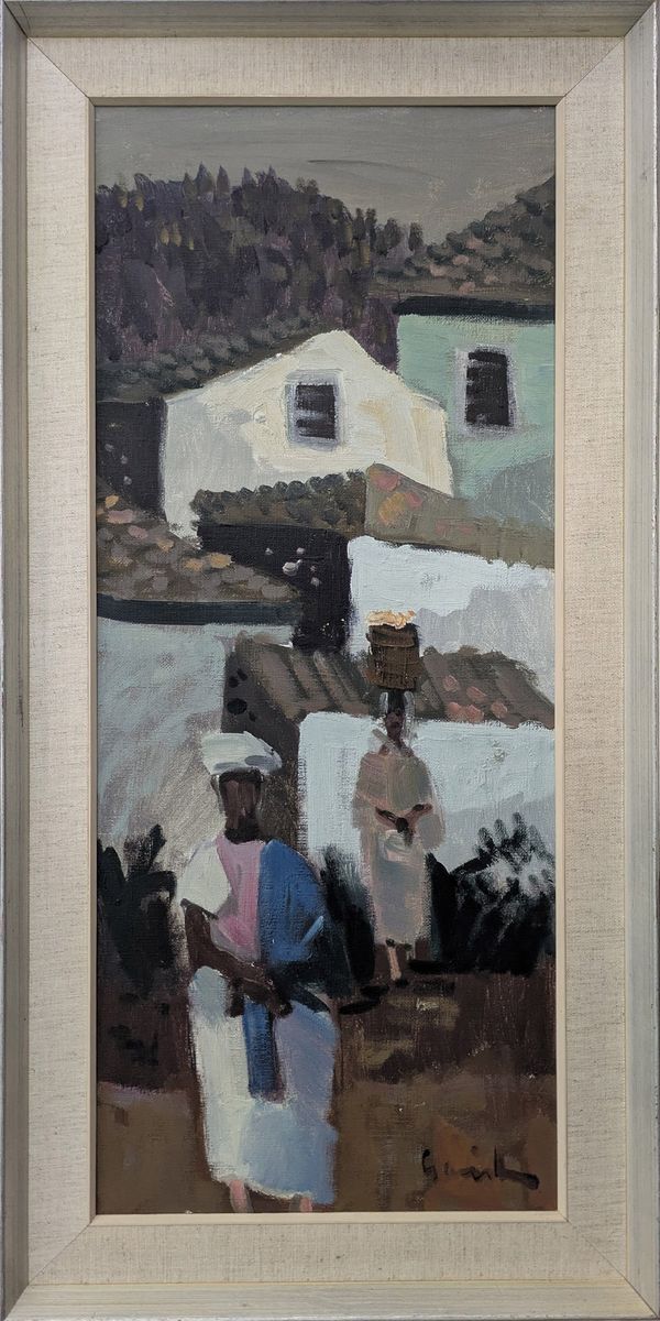 20th Century Swedish School 'Women in a North African Town'
