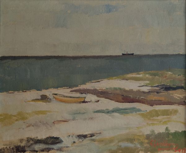 20th C Swedish School 'Deserted beach' - Photo 2